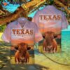 Texas Longhorn Bull Hawaiian Shirt, Unique Shirt For Lovers