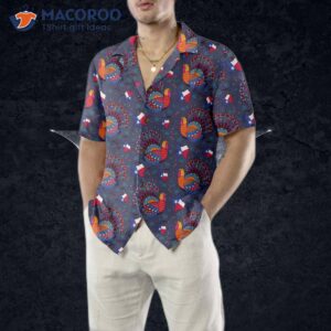 texas turkey thanksgiving hawaiian shirt funny gobble gift for day 4