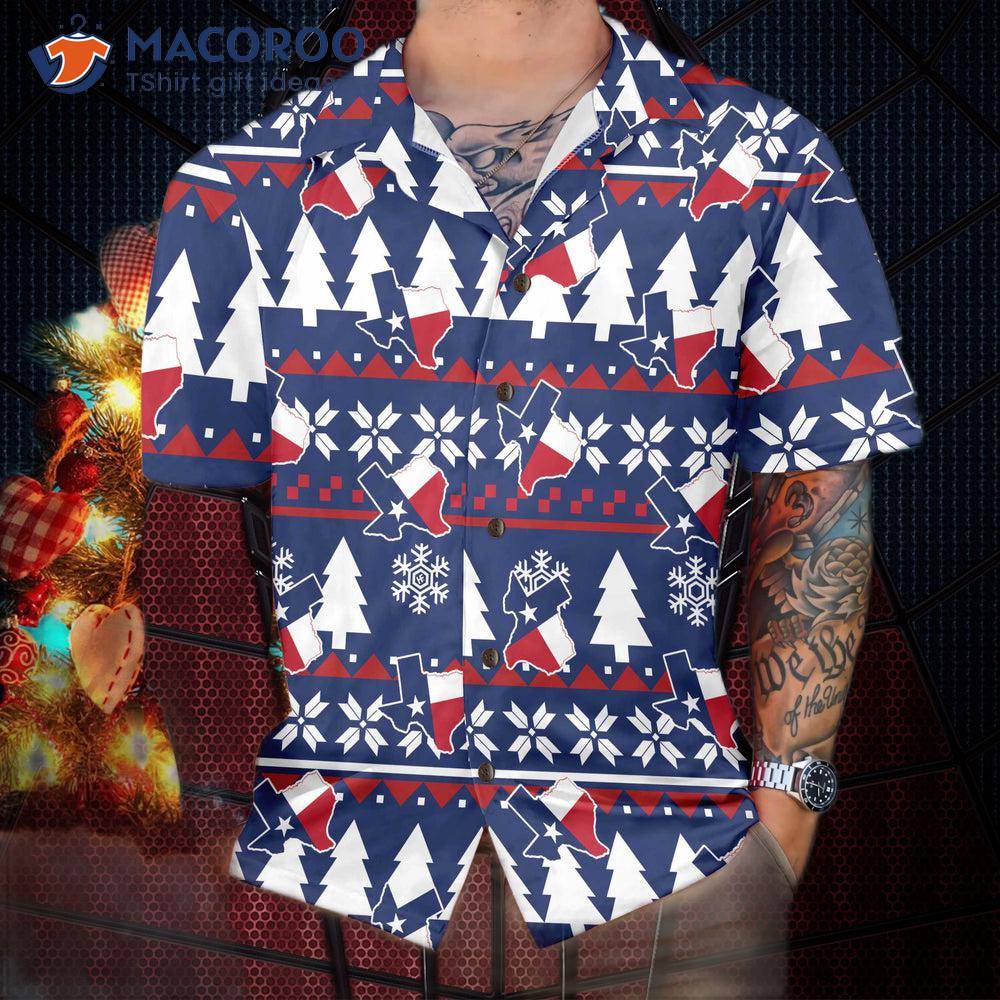 Houston Texans Hawaii Tropical Patterns Ugly Christmas Sweater For