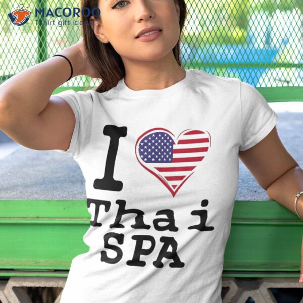 Thai Massage Yoga Spa Therapist 4th Of July Shirt