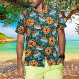 thanksgiving autumn pie hawaiian style shirt 3