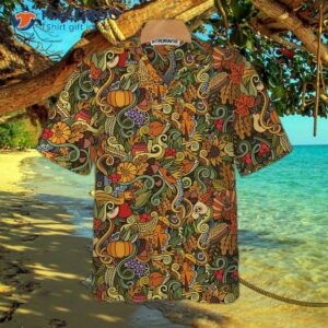 thanksgiving autumn symbols hawaiian shirt unique best gift for day 2