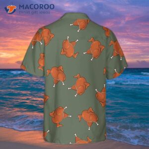 Thanksgiving Day Roasted Turkey Pattern Hawaiian Shirt, Funny Gift For