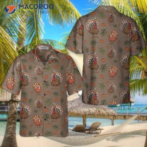 thanksgiving day turkey casual hawaiian shirt funny gift for 4