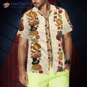 thanksgiving dinner hawaiian shirt 4