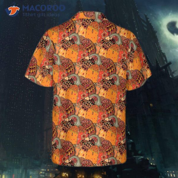 Thanksgiving Festive Pumpkin Hawaiian Shirt