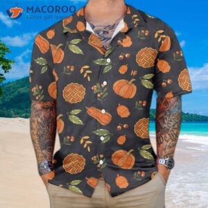 thanksgiving food hawaiian shirt funny best gift for day 1