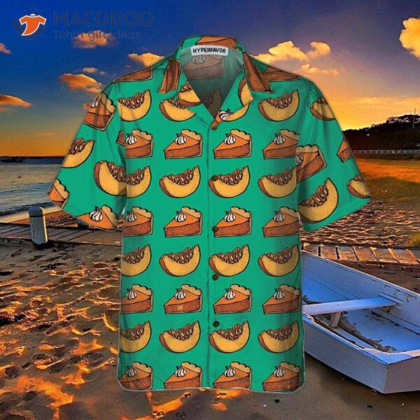 Thanksgiving Pumpkin Pie Cream Hawaiian Shirt, Shirt Gift For Day