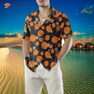 thanksgiving pumpkins and sunflowers seamless pattern hawaiian shirt fall pumpkin best gift for day 4