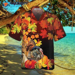 thanksgiving turkey birds with harvest hawaiian shirt gobble funny gift for day 2