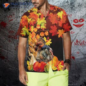 thanksgiving turkey birds with harvest hawaiian shirt gobble funny gift for day 3