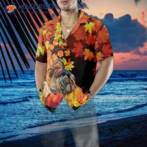 thanksgiving turkey birds with harvest hawaiian shirt gobble funny gift for day 4