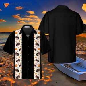 thanksgiving turkey black hawaiian shirt unique gift for 0