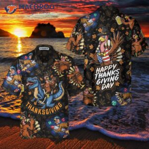 thanksgiving turkey celebration hawaiian shirt funny gift idea 4