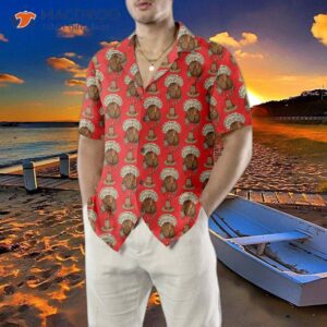 thanksgiving turkey with hat seamless pattern hawaiian shirt funny gobble gift for day 4