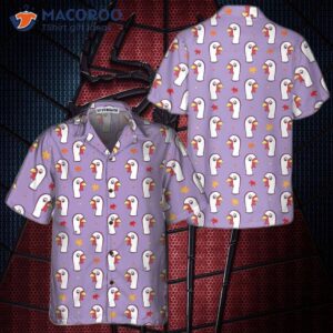 Thanksgiving White Turkey Hawaiian Shirt, Gobble Best Gift For Day