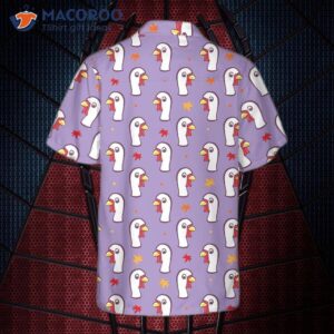 Thanksgiving White Turkey Hawaiian Shirt, Gobble Best Gift For Day