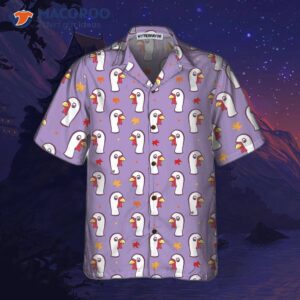 thanksgiving white turkey hawaiian shirt gobble best gift for day 2