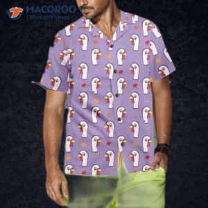 thanksgiving white turkey hawaiian shirt gobble best gift for day 3