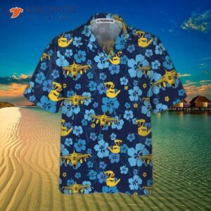 the 311th fighter squadron s hibiscus hawaiian shirt 2