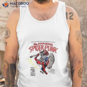 the amazing spider punk shirt tank top