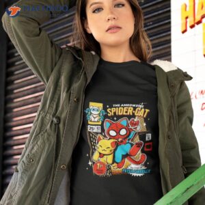 the ameowzing spider cat the peter purrrker spider man across the spiderverse fan gifts t shirt tshirt 2