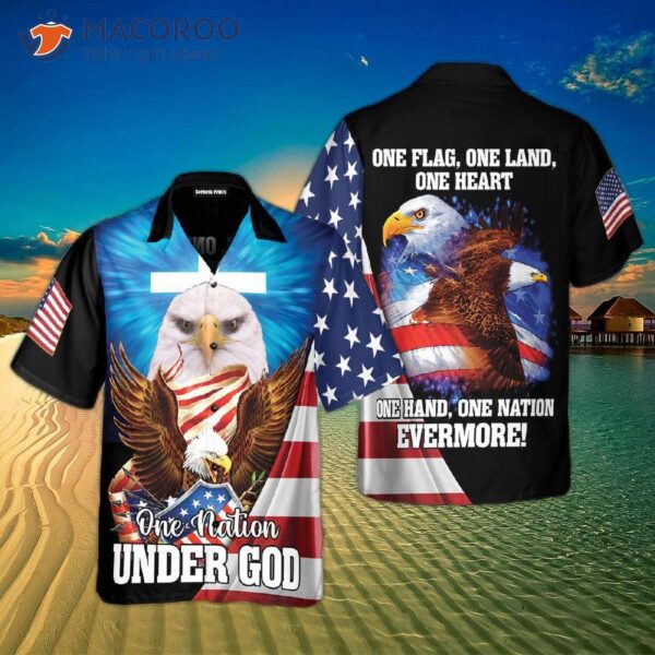 The American Flag, Independence Day, Fourth Of July, One Nation Under God, And Hawaiian Shirts.