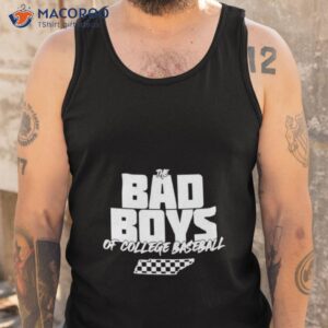 the bad boys of college baseball shirt 2 tank top