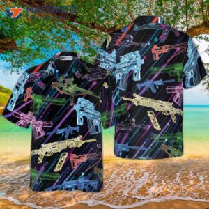 the battle is calling for a hawaiian shirt with gun on it 0