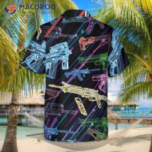 the battle is calling for a hawaiian shirt with gun on it 1
