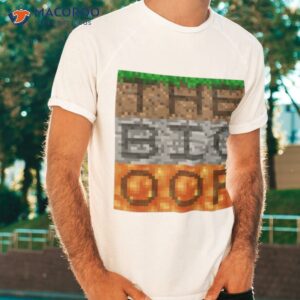 the big oof minecraft style shirt tshirt