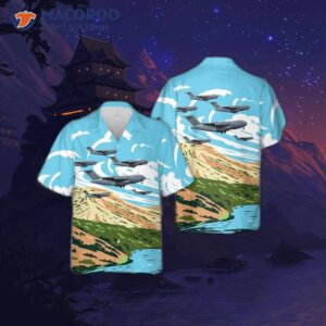 The C-17 Us Air Force 437 Airlift Wing Hawaiian Shirt