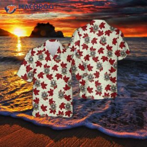 The Canadian Army, Black Watch (royal Highland Regit) Of Canada, Wears A Hawaiian Shirt.