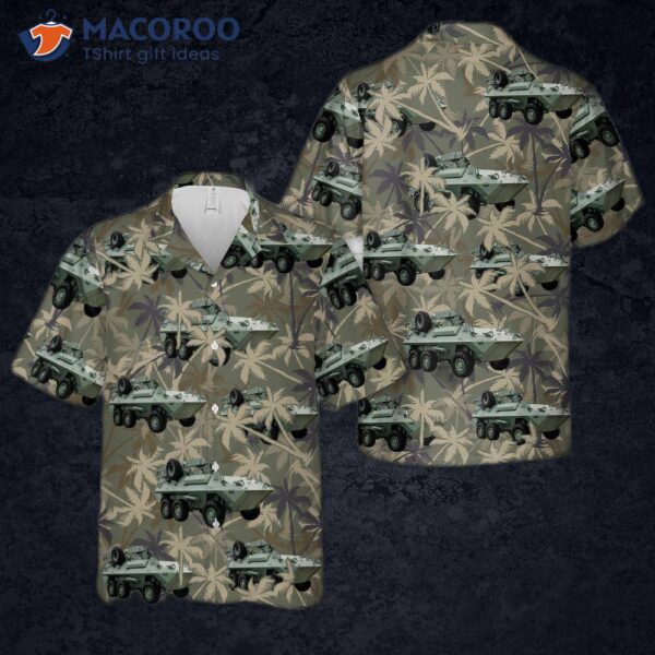 The Canadian Army Husky Avgp (armoured Vehicle General Purpose) 78-37543 Hawaiian Shirt.