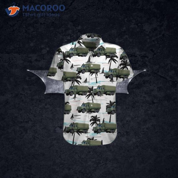 The Canadian Army’s Medium Support Vehicle System Hawaiian Shirt.