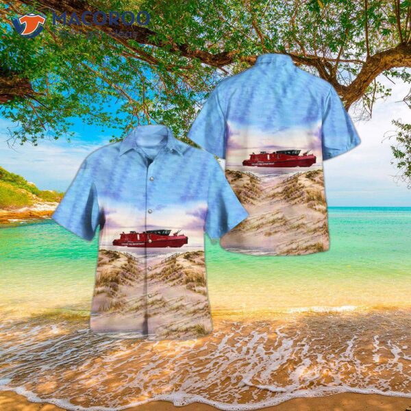 The Chicago Fire Departt’s Christopher Wheatley Fireboat Hawaiian Shirt