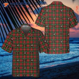 the christmas trophy hawaiian shirt plaid best gift idea 3