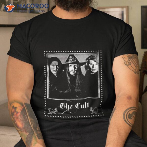 The Cult Faded Vintage Style Fan Design Shirt