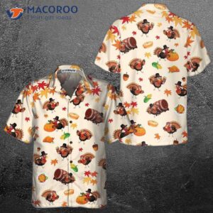 the cutest turkey for thanksgiving hawaiian shirt funny gobble gift christmas day 0