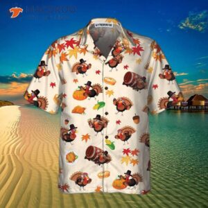 the cutest turkey for thanksgiving hawaiian shirt funny gobble gift christmas day 2