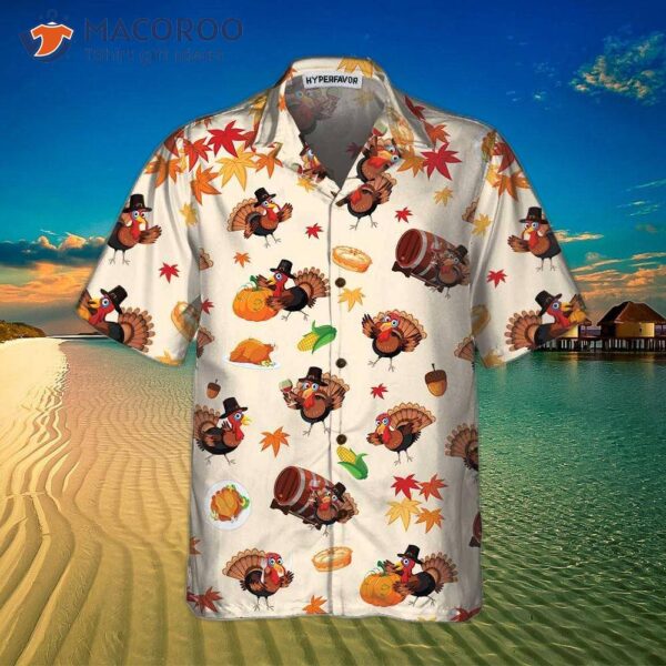 The Cutest Turkey For Thanksgiving Hawaiian Shirt, Funny Gobble Gift Christmas Day