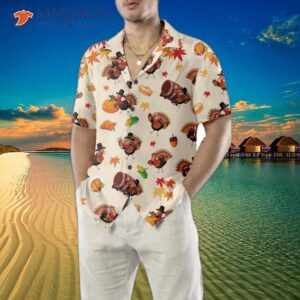 the cutest turkey for thanksgiving hawaiian shirt funny gobble gift christmas day 3