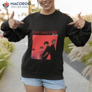 the driver era red collage band shirt sweatshirt