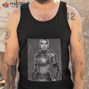 the elder scrolls nord female warrior shirt tank top