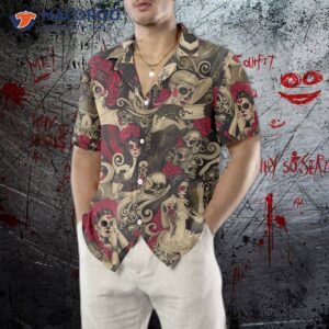 the elegant day of dead hawaiian shirt mexican makeup girl s best gift 1
