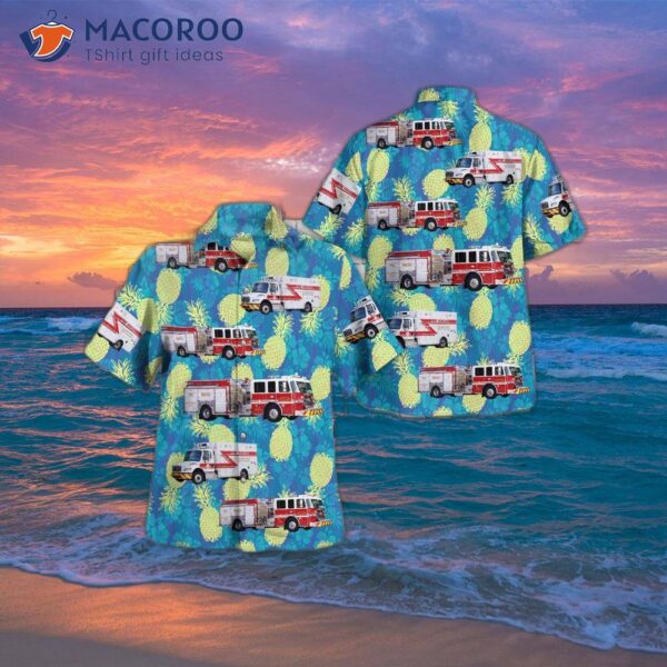 The Florida Pembroke Pines Fire Departt Hawaiian Shirt