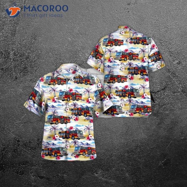 The Flossmoor Fire Departt, Illinois, Hawaiian Shirt