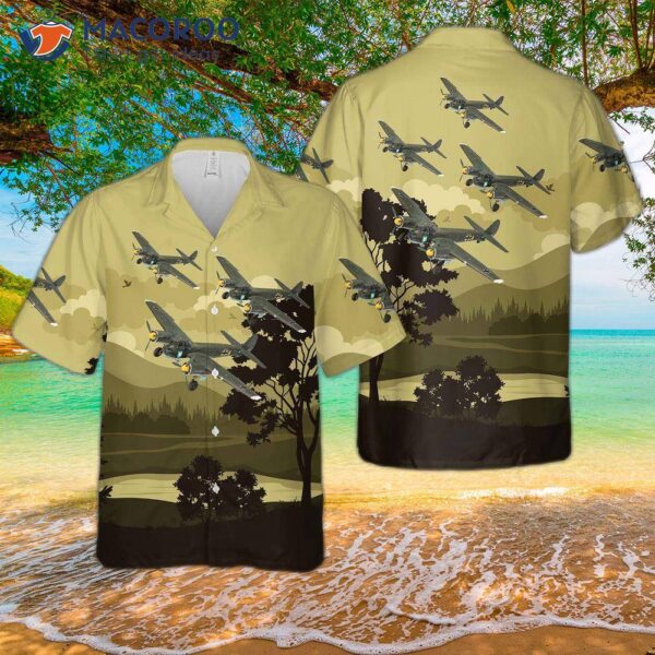 The German Battle Of Britain Junkers Ju88 A-1 Hawaiian Shirt