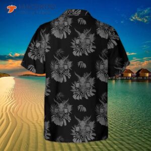 the goat skull hawaiian shirt funny shirt for adults with print 1
