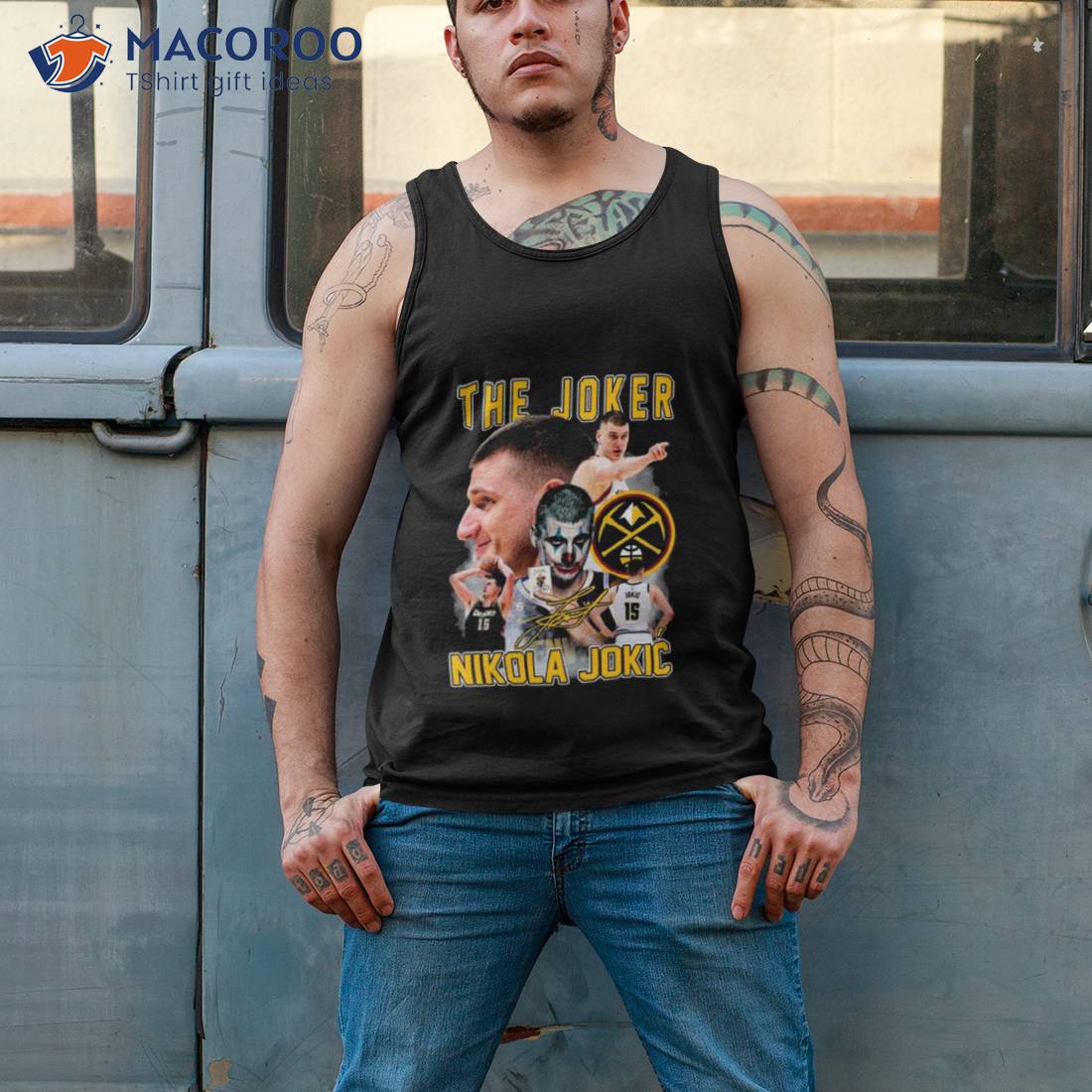 The Joker Basketball Denver Signature Vintage Nikola Jokic Hoodie Shirt